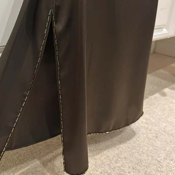 NWT Theory Vine Green silk camisole top SP - Picture 5 of 7